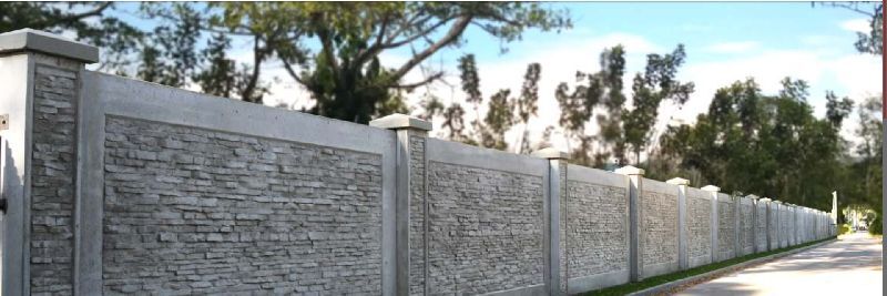 Cement Precast Compound Wall, For Boundaries, Construction