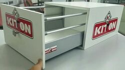 Non Polished Acrylic Sliding Drawer, for Home, Industries, Office, School, Certification : ISI Certification
