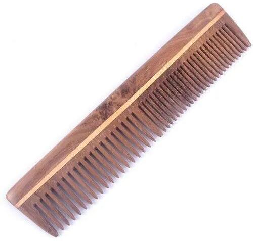 Neem Wood Comb, Color : Brown