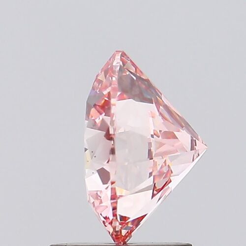 Round Shaped 2.09ct Fancy Vivid Pink VS2 IGI Certified Lab Grown CVD Diamond