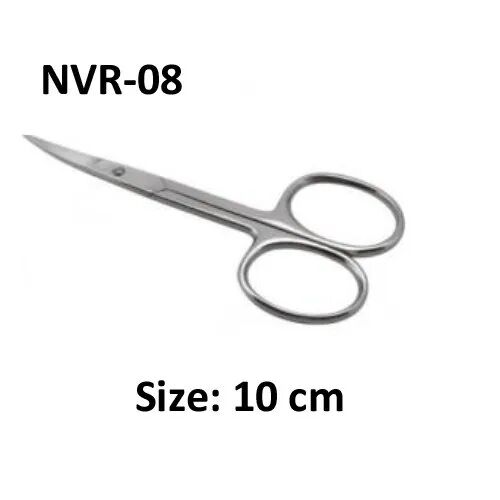 Stainless Steel Medical Cuticle Scissor, Size : 10 cm