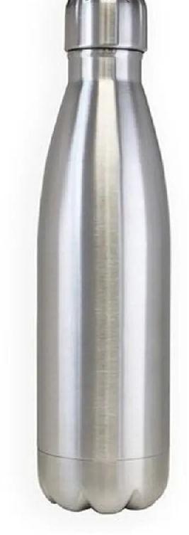 Plain Insulated Stainless Steel Bottle, Color : Silver