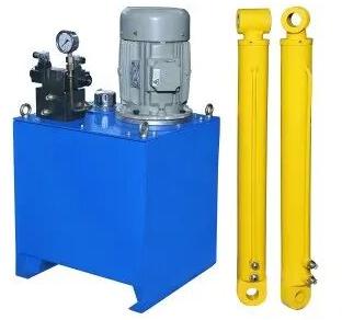 Mild Steel hydraulic power pack, Voltage : 220 V