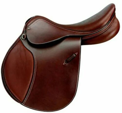 Leather 3 Kg English Saddle, Color : Brown