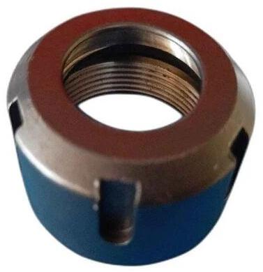 SS Collet Nut, Shape : Round