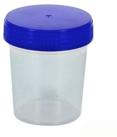 Non Sterile Specimen Container, Shape : Round