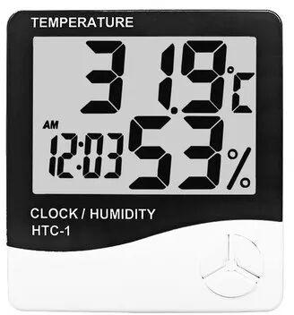 ABS Digital Thermo Hygrometer, Color : White