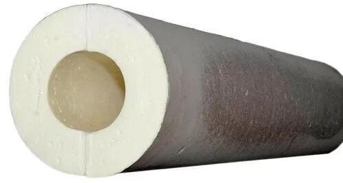 Rubber PUF Pipe Section, Color : White