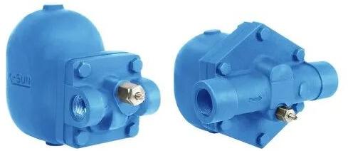 High Pressure Cast Iron Ball Float Steam Trap, Color : Blue