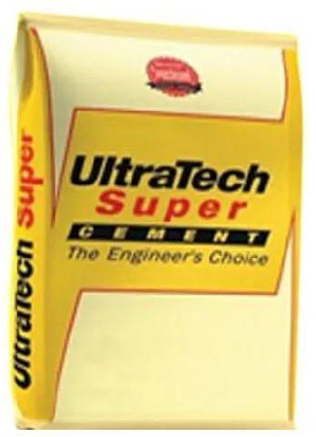 YELLOW ultratech cement, Packaging Type : Paper Sack Bag