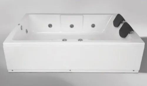 Rectangular Acrylic Jacuzzi Bathtub, Color : White