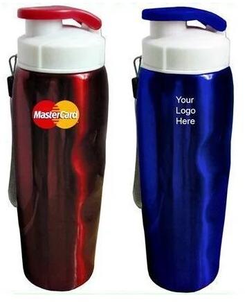 Plastic Promotional Sippers Bottle, Color : Blue, Brown