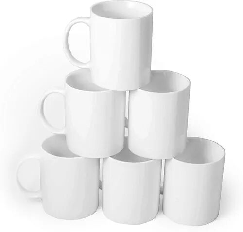 Ceramic Promotional Sublimation Mugs, Color : White