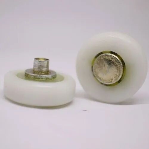 Round Plastic DELRIN BEARING, Color : White