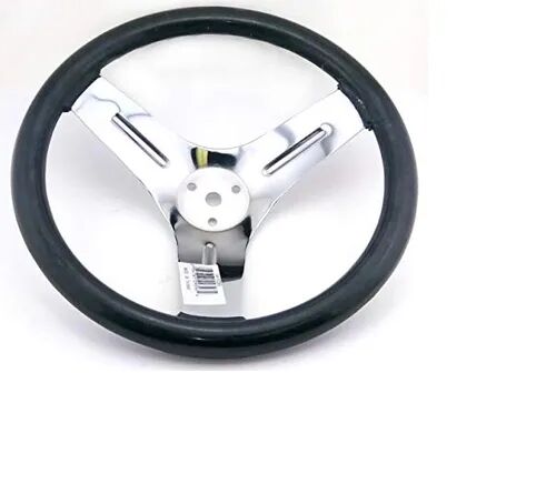 Round Fibre Go Kart Wheel, Color : Black