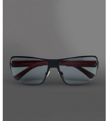 Emporio Armani Metallic/Plastic Tinted Lenses, Color : Black, Red