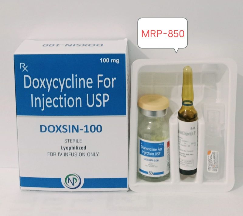 Doxsin injection, for Pharmaceuticals, Clinical, Ayurvedic Use, Personal, Hospital, Packaging Type : Plastic Packets