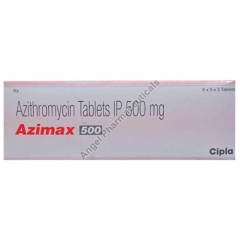 Azimax 500mg Tablets, Composition : Azithromycin