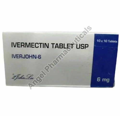 Iverjohn 6mg Tablets, for Skin, Eyes, Medicine Type : Allopathic