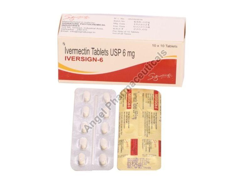 Iversign 6mg Tablets, Composition : Ivermectin