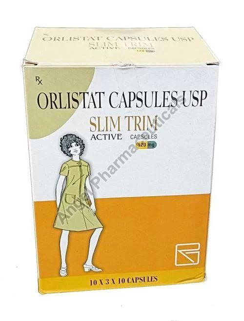 Slim Trim Orlistat 120mg Capsules, for Weight Loss