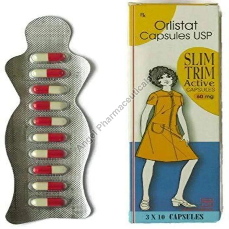 Slim Trim Orlistat 60mg Capsules, for Weight Loss
