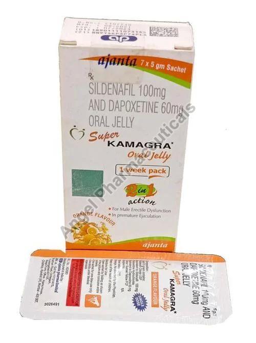 Kamagra Oral Jelly, for Erectile Dysfunction at Best Price in