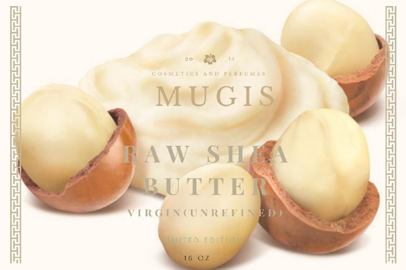 Mugis 100% Organic Unrefined Shea Butter From Ghana 500g