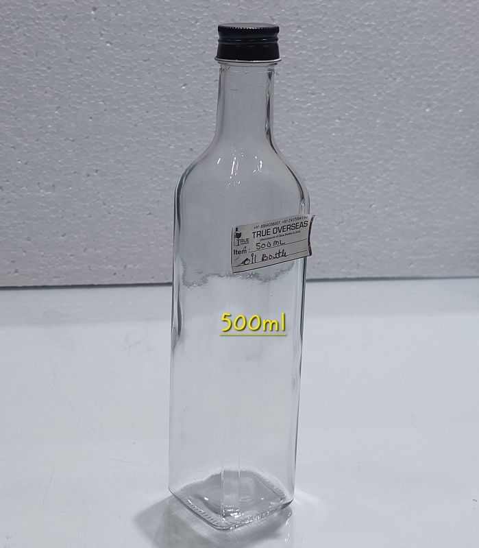 500 ml Glass Oil Bottle, Storage Capacity : 500ml
