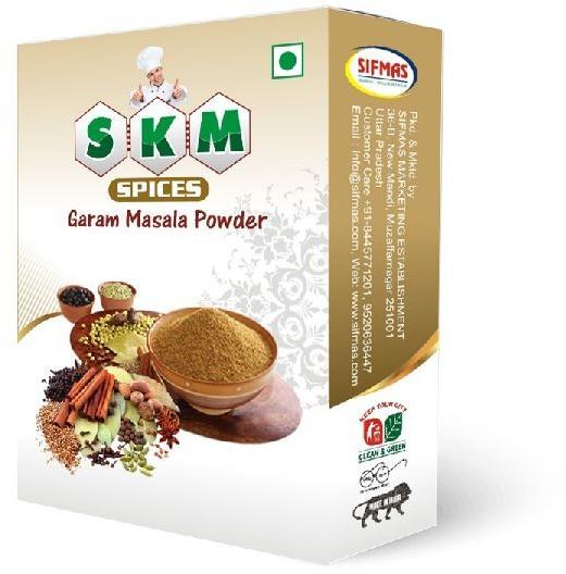SKM Garam Masala Powder, for Cooking, Color : Dark Brown