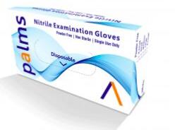Nitrile Examination Gloves, Size : XL