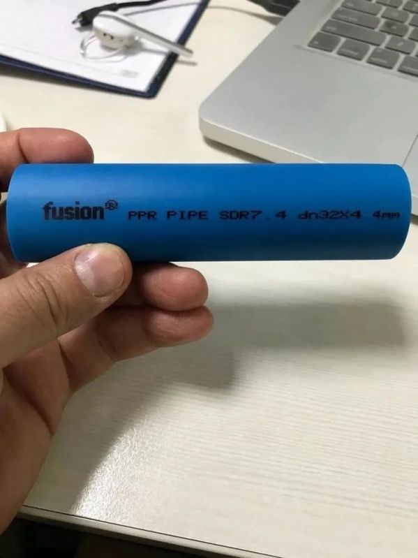 Round Fusion PN 6 PPR Pipe, for Construction, Color : Blue