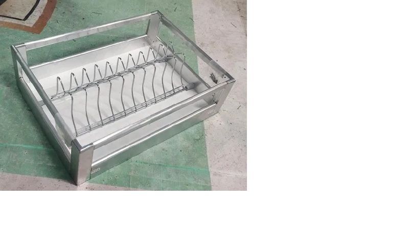 Aluminium Profile Basket, Color : silver