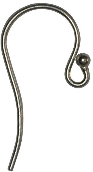 0.7mm Wire Sterling Silver Shepherd Ear wire