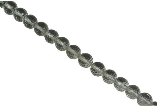 8mm Faceted Round Crystal Beads