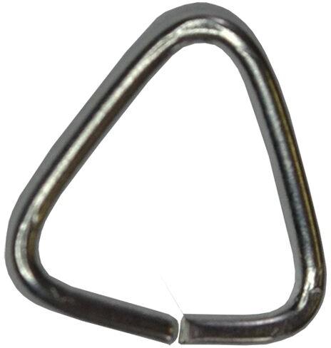 925 Silver 8mm Triangle Open Jump Rings