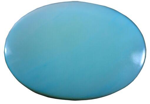 Oval Dyed Blue MOP