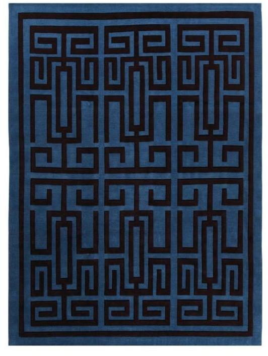 Checked Smooth Handtufted newzealand Wool carpets, for Home, Office, Hotel, Size : 8X8 Feet, 9X9 Feet