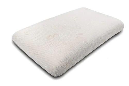 Rectangular Foam Pillow, Color : White