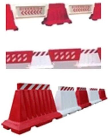 Metro Road Barriers, Color : Red