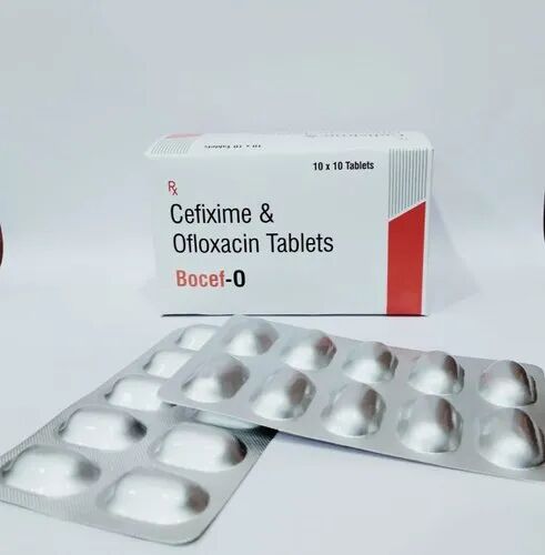 Cefixime ofloxacin tablet, Packaging Size : 10*10 ALU ALU