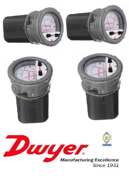 Dwyer A3004 Photohelic Pressure Switch Gages