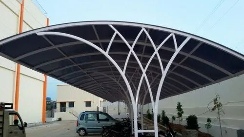 Powder Coated Parking Shed