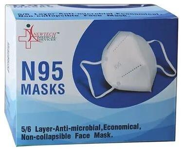 NTM Non Woven Fabric N95 Face Mask, Exhalation Type : Without Valve