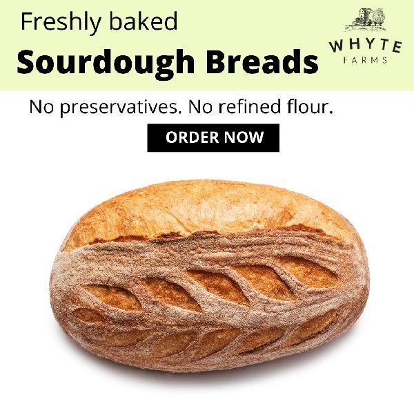 Whyte Farms Delicious Sourdough, for Breakfast Use, Eating, Packaging Type : Plastic Packets