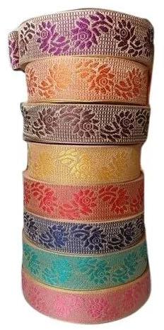 Jacquard Elastic Tape, Color : Pink, Orange, Purple etc.