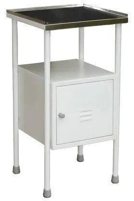 Polished Stainless Steel Bed Side Locker, Color : White