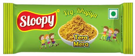 Sloopy Veg Bhujiya, Packaging Size : 19GM