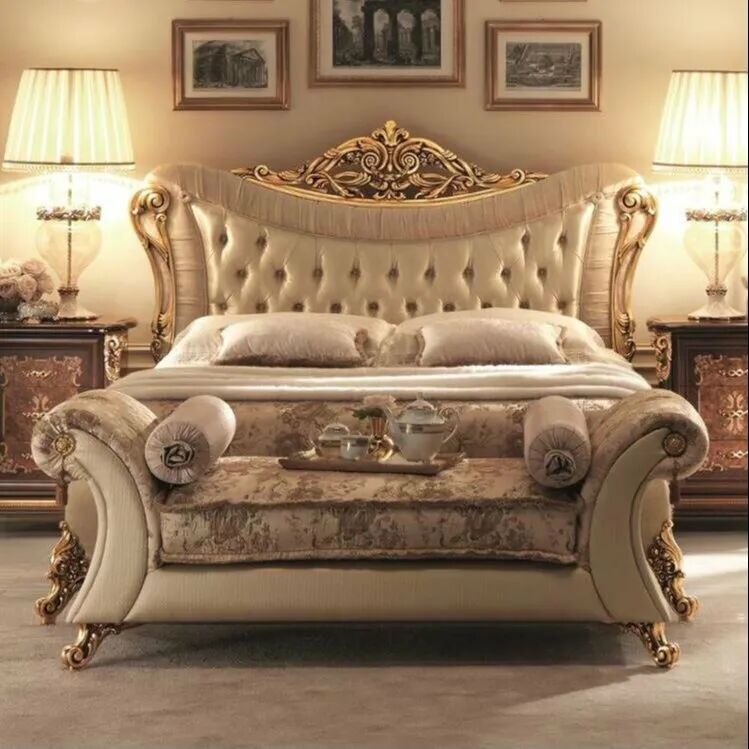 Royal Carved Double Bed