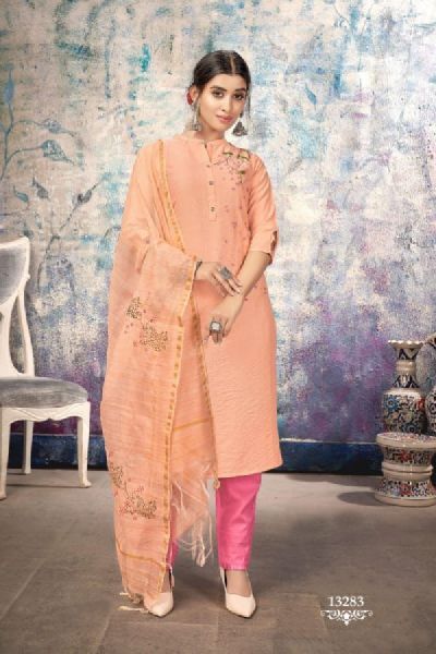 Straight Cotton Ladies Designer Afghani Suit, Stitched, Pink at Rs 820 in  Surat